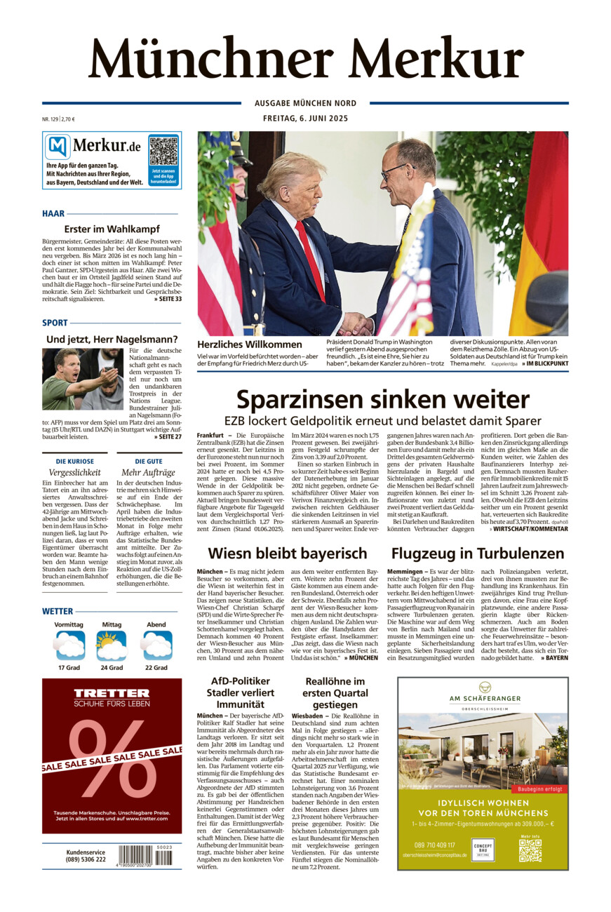 Münchner Merkur - Nord vom Freitag, 06.06.2025