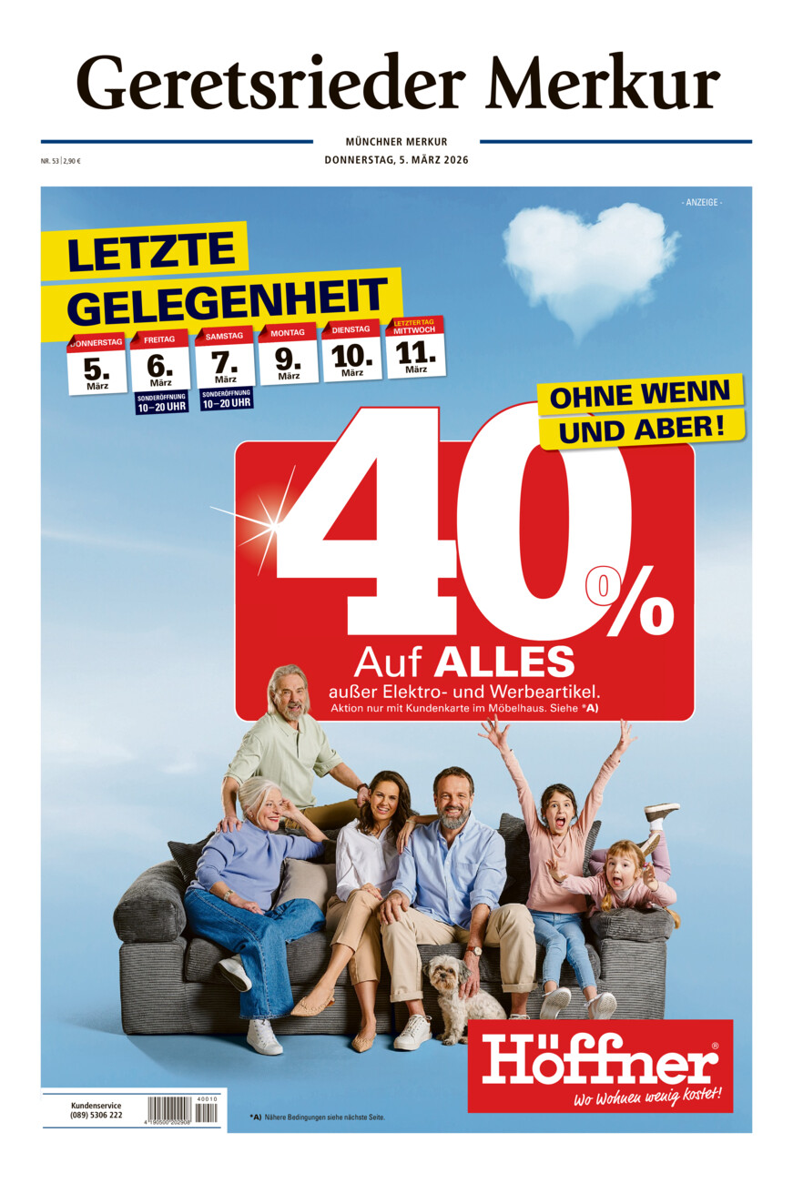 Geretsrieder Merkur vom Donnerstag, 05.03.2026
