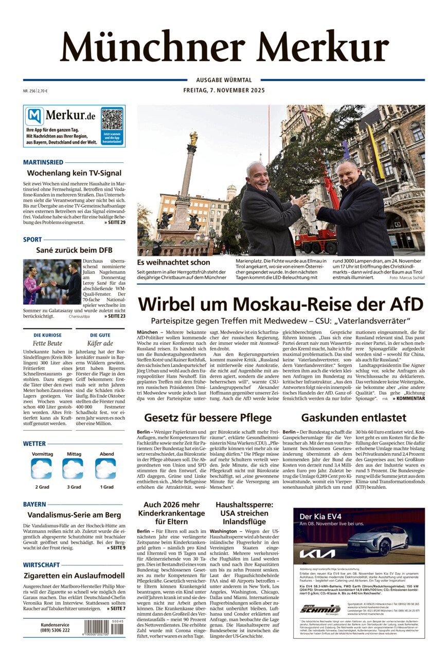 Münchner Merkur - Würmtal vom Freitag, 07.11.2025