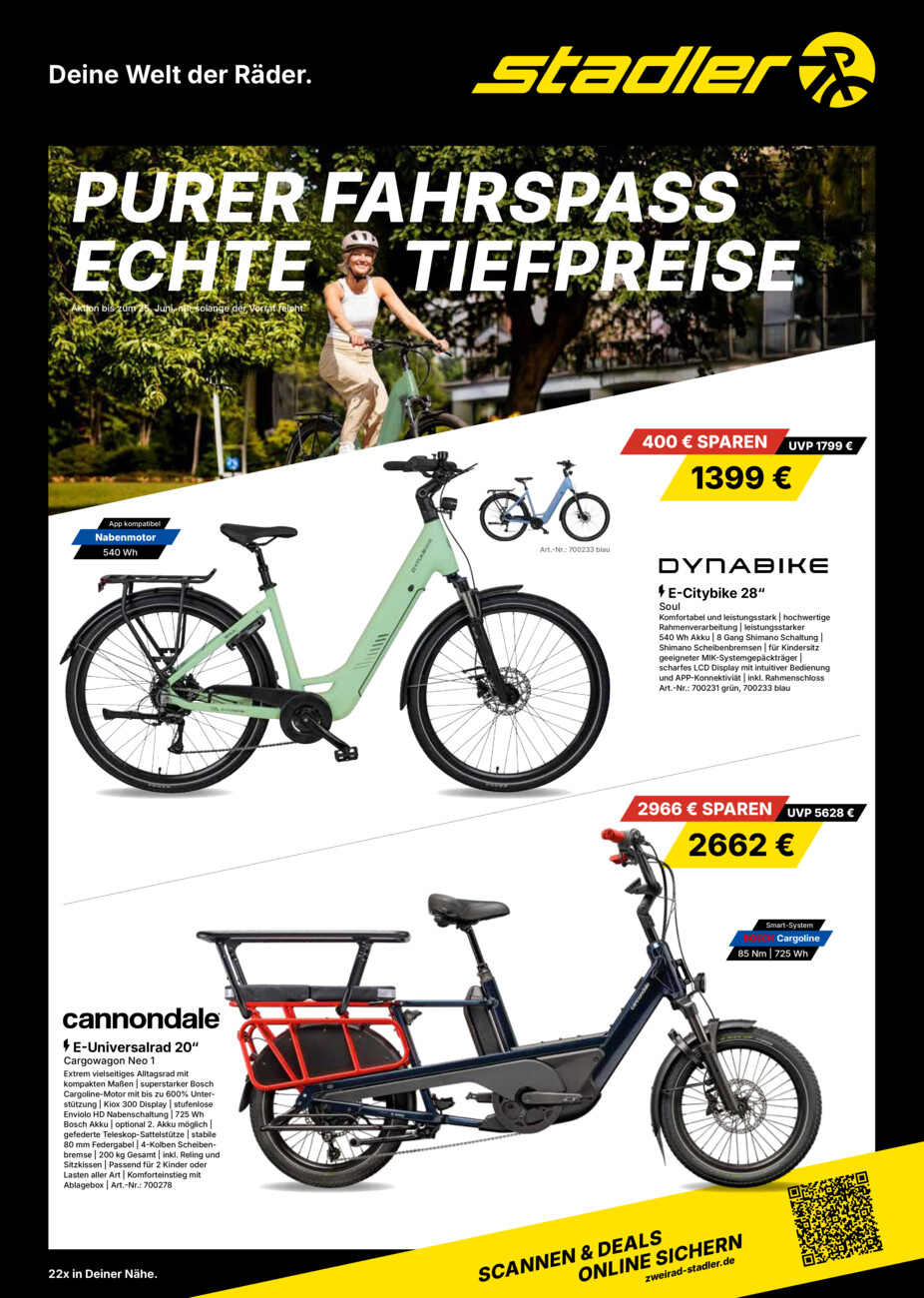 Zweirad Stadler vom Samstag, 30.05.2026