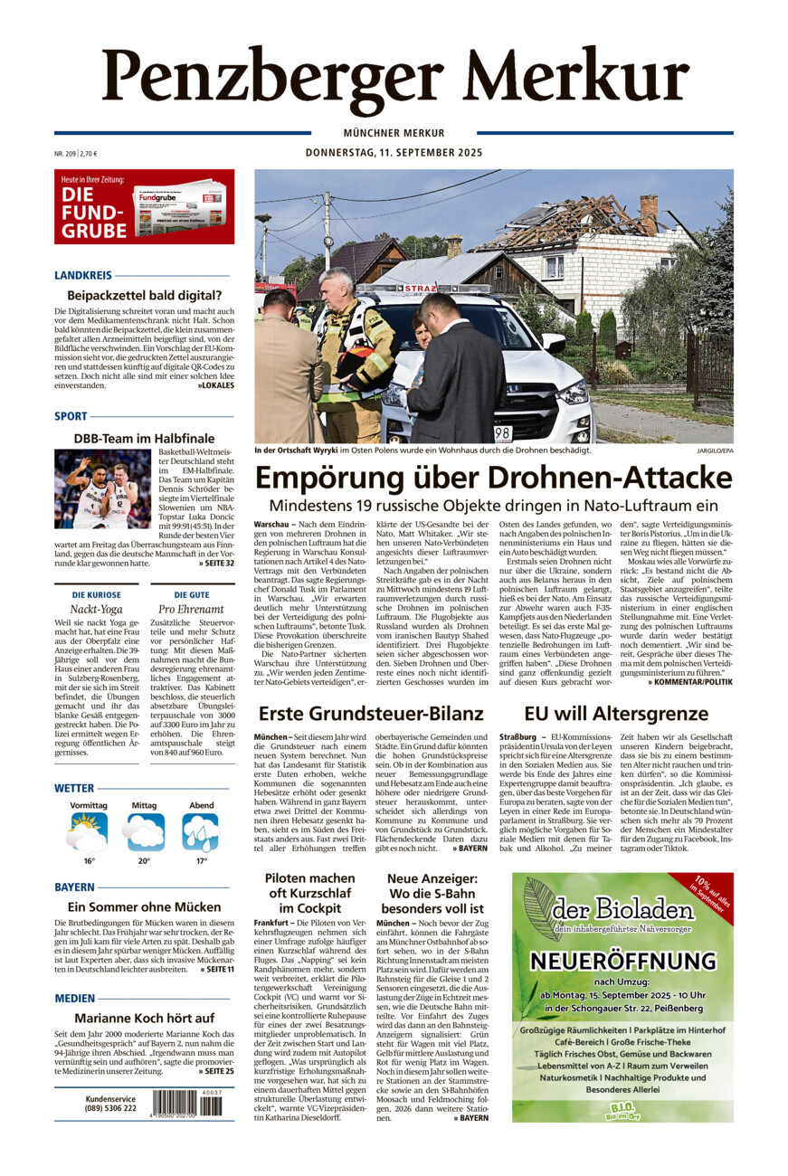 Penzberger Merkur vom Donnerstag, 11.09.2025