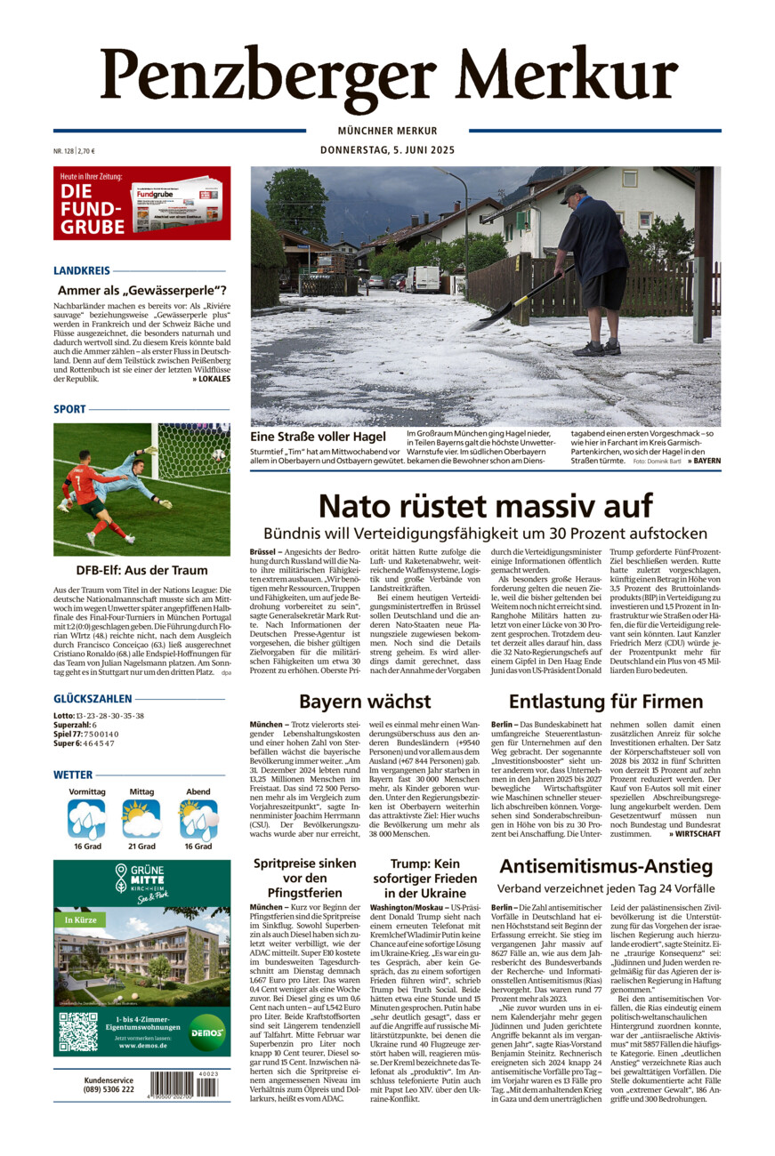 Penzberger Merkur vom Donnerstag, 05.06.2025
