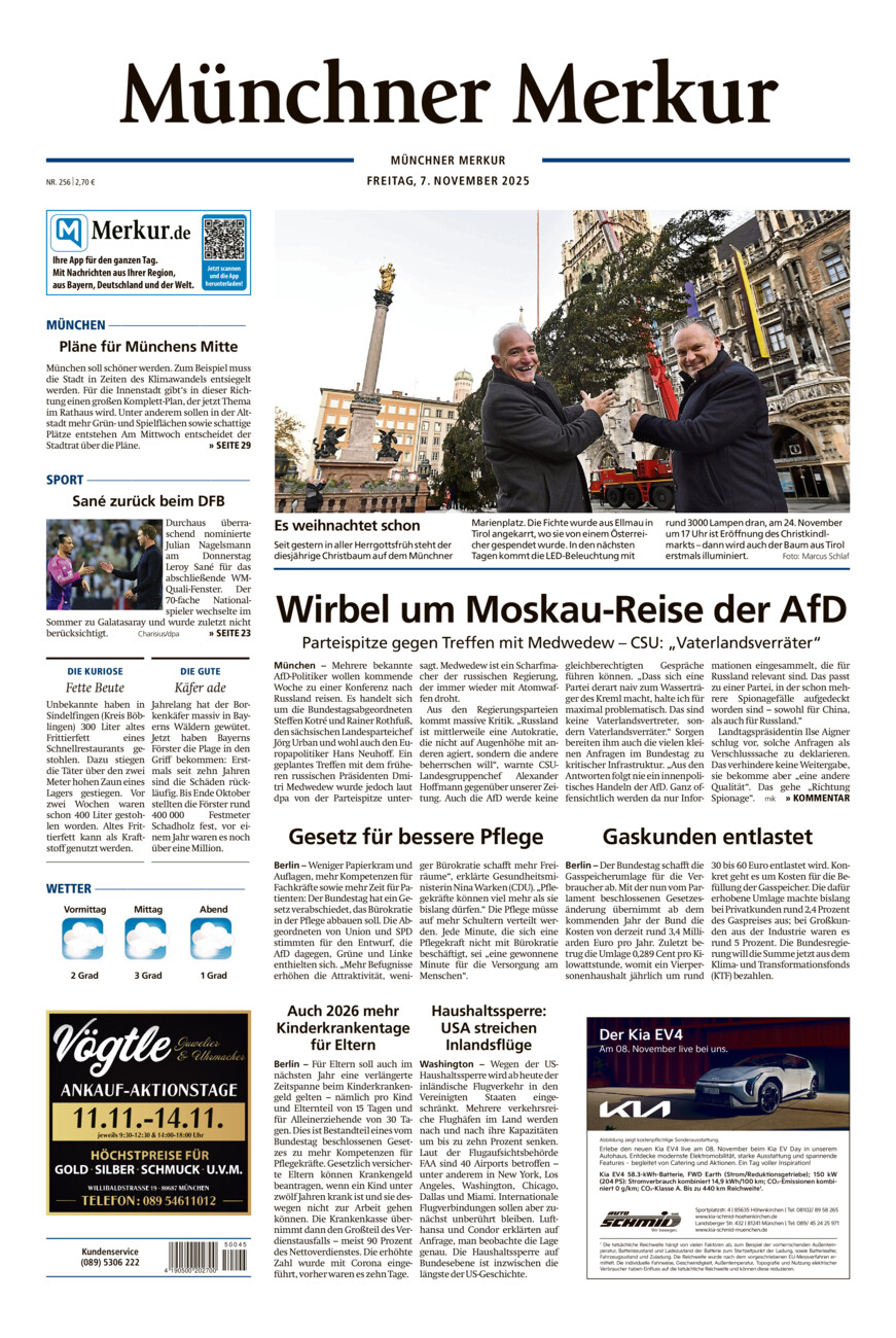 Münchner Merkur - Stadt vom Freitag, 07.11.2025