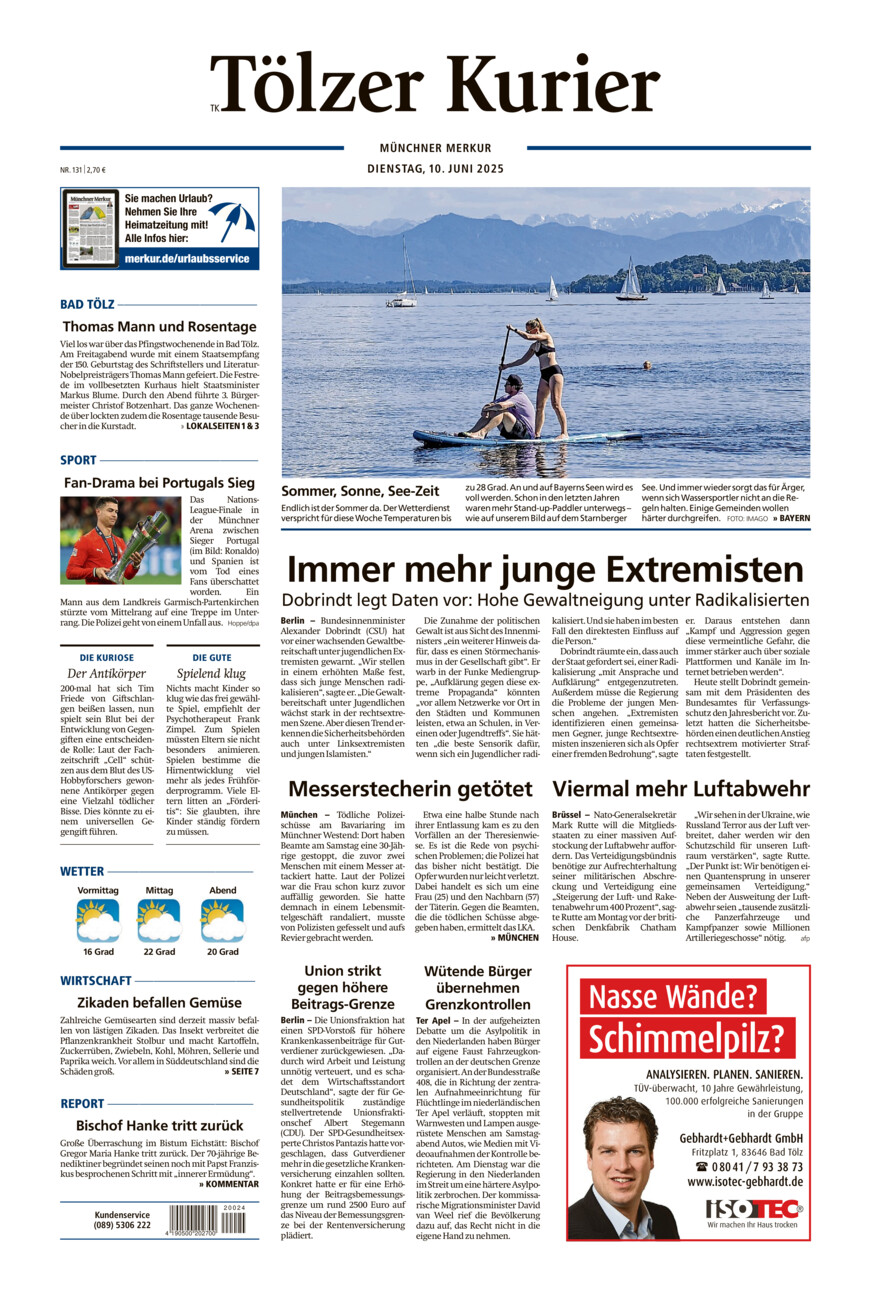 Tölzer Kurier (TK) vom Dienstag, 10.06.2025