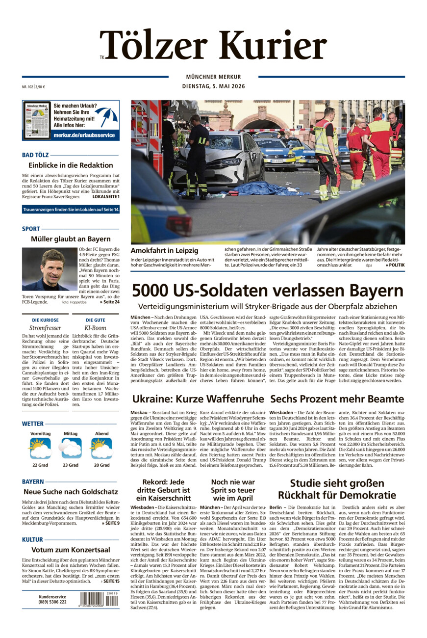 Tölzer Kurier (TK) vom Dienstag, 05.05.2026
