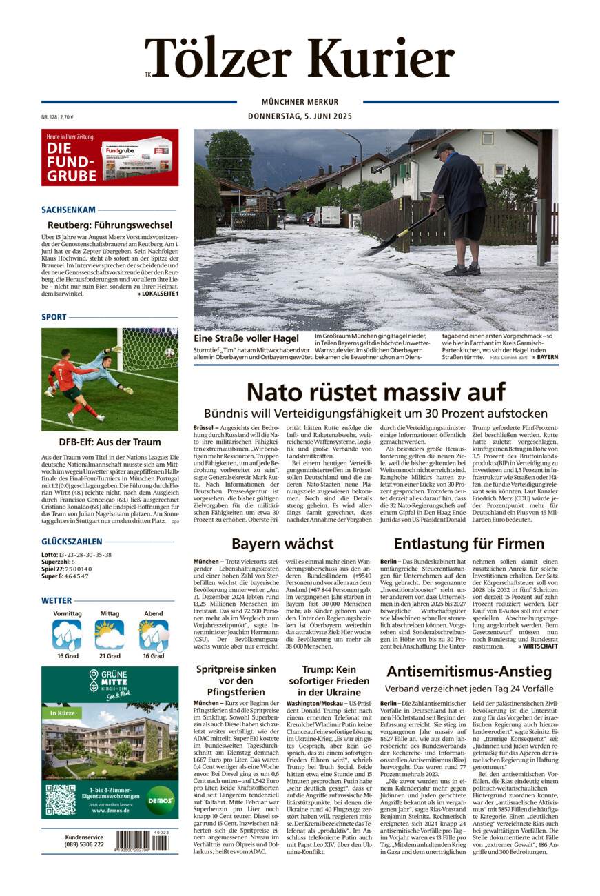 Tölzer Kurier (TK) vom Donnerstag, 05.06.2025