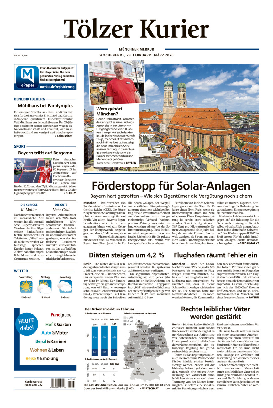 Tölzer Kurier (TK) vom Samstag, 28.02.2026