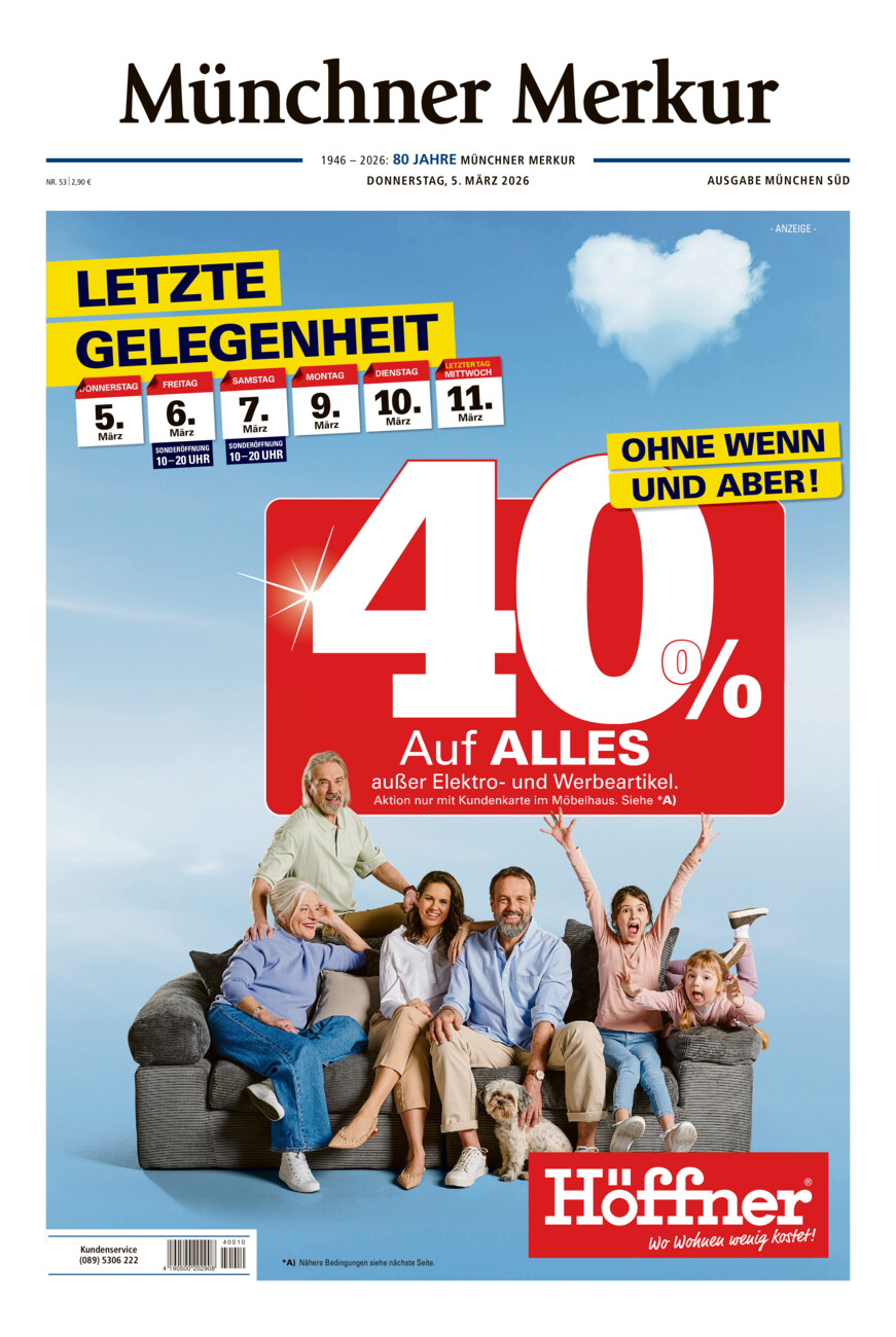 Münchner Merkur - Süd vom Donnerstag, 05.03.2026