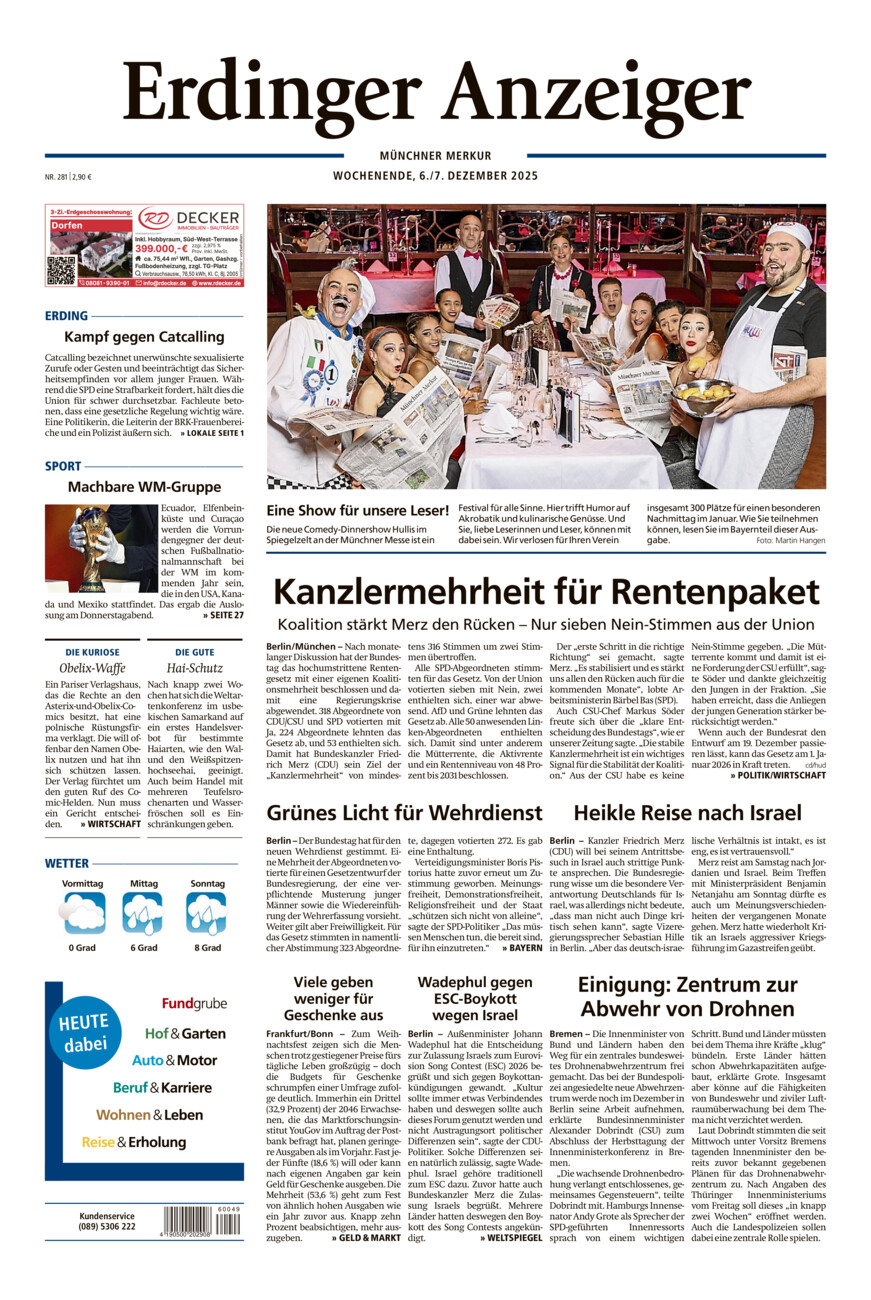 Erdinger Anzeiger vom Samstag, 06.12.2025