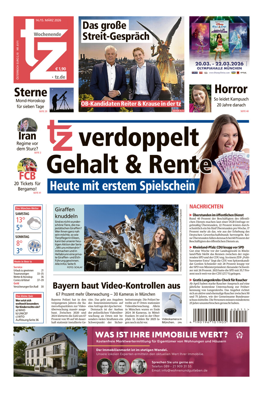 tz vom Samstag, 14.03.2026