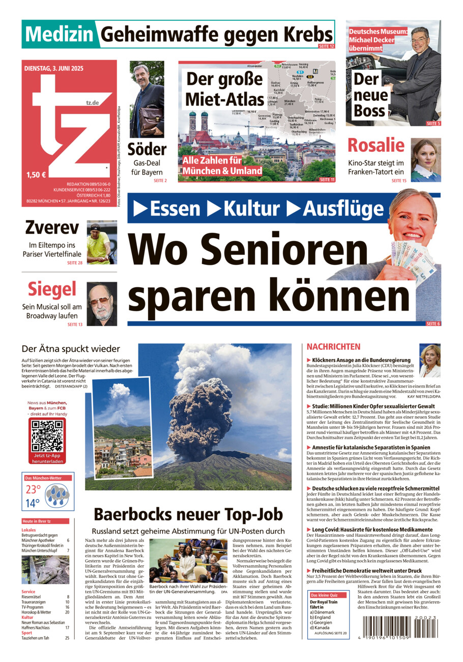 tz vom Dienstag, 03.06.2025