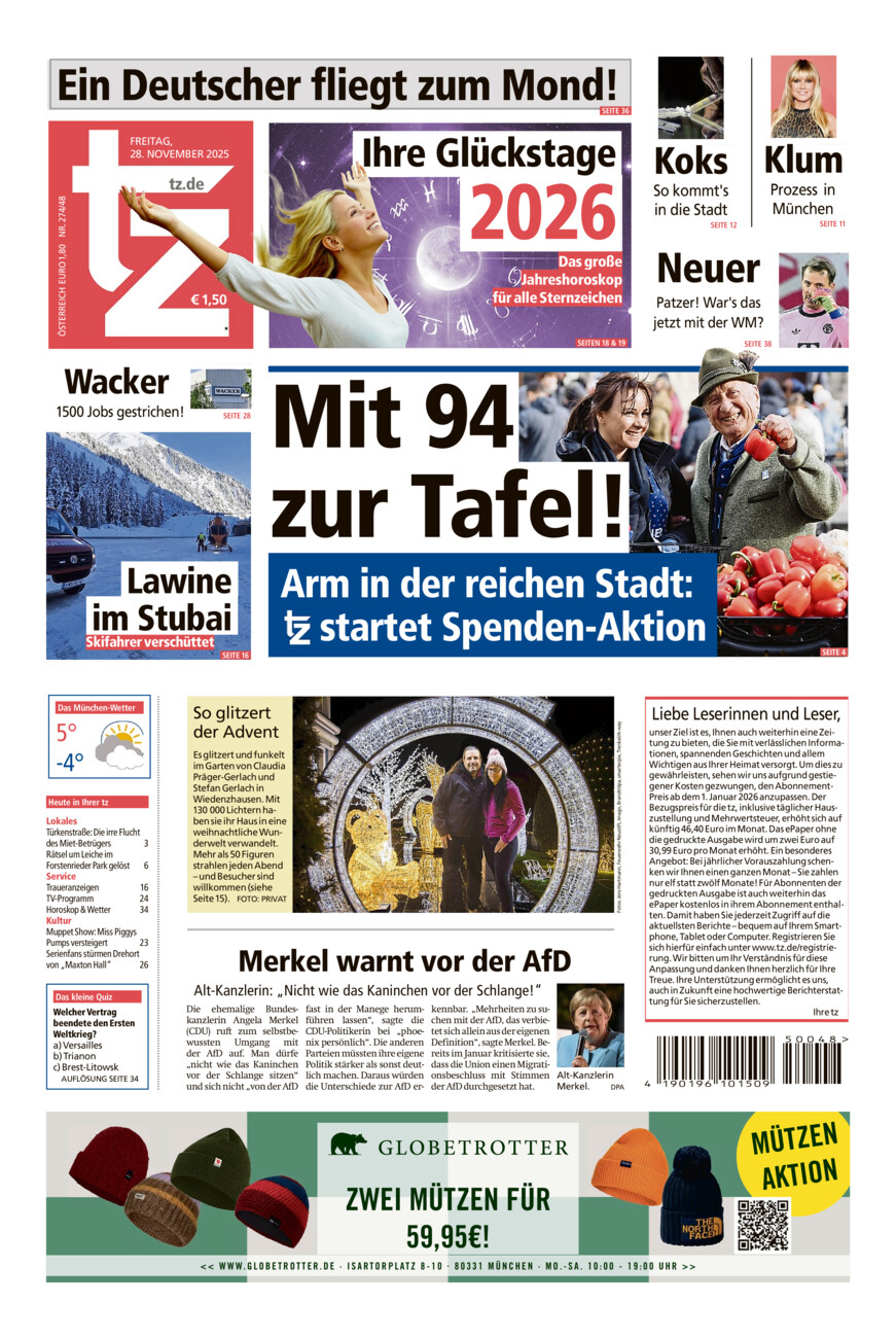 tz vom Freitag, 28.11.2025