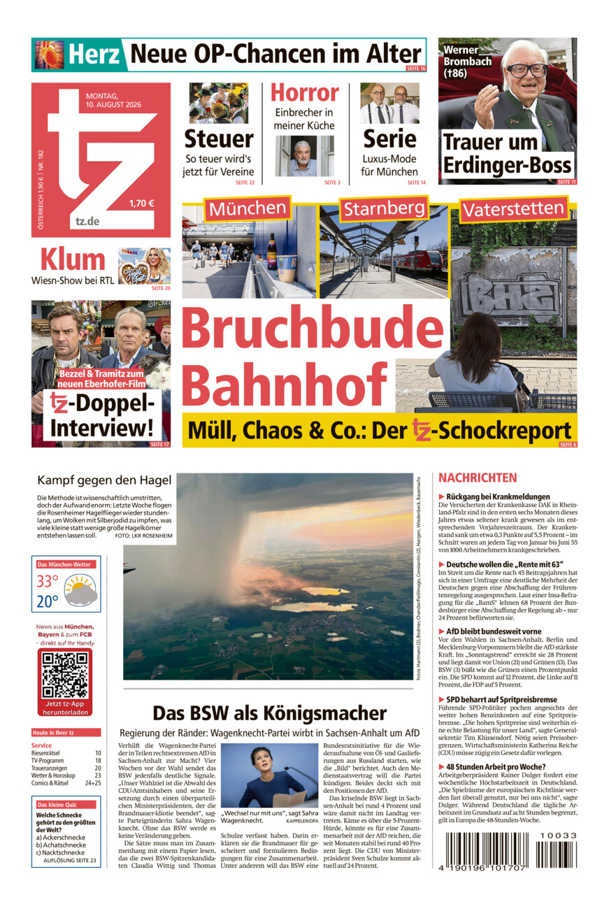 tz vom Montag, 10.08.2026