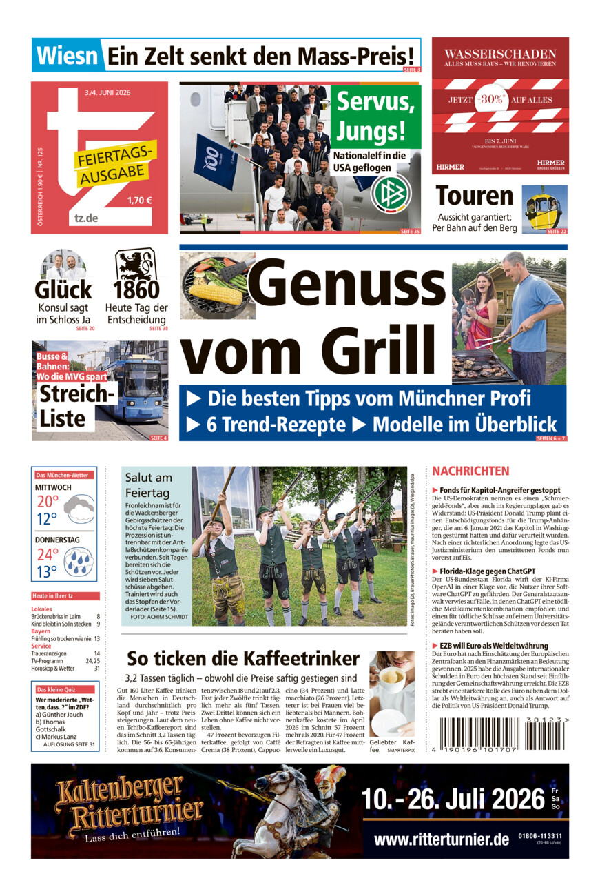 tz vom Mittwoch, 03.06.2026