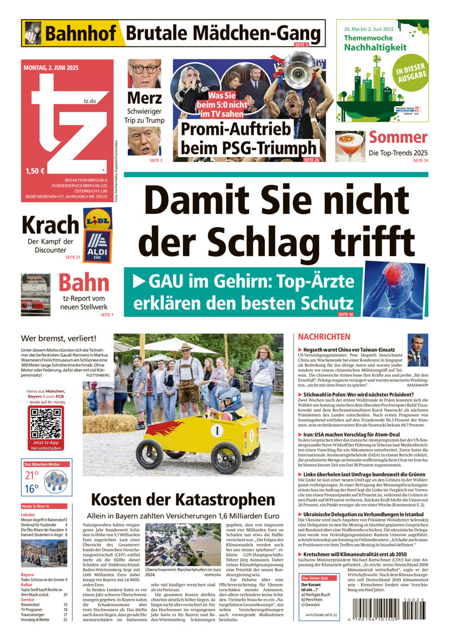 tz vom Montag, 02.06.2025