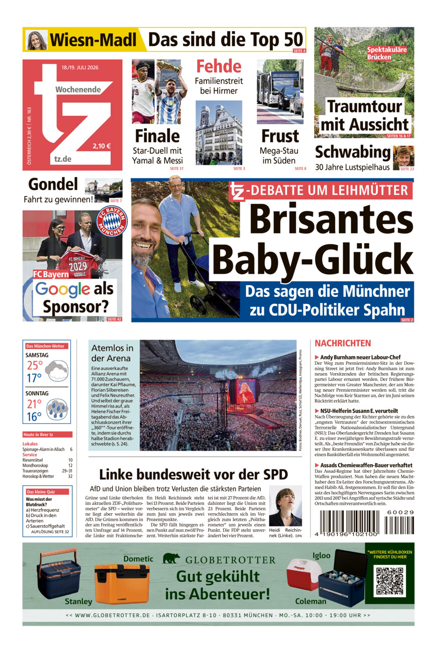 tz vom Samstag, 18.07.2026
