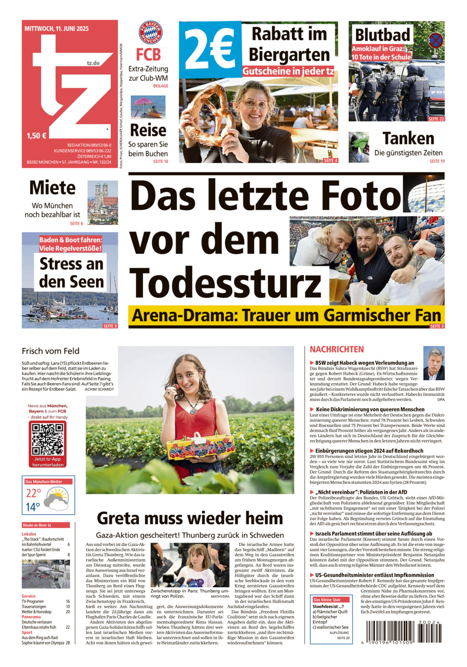 tz vom Mittwoch, 11.06.2025