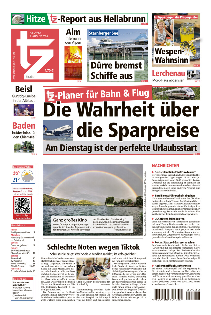 tz vom Dienstag, 04.08.2026