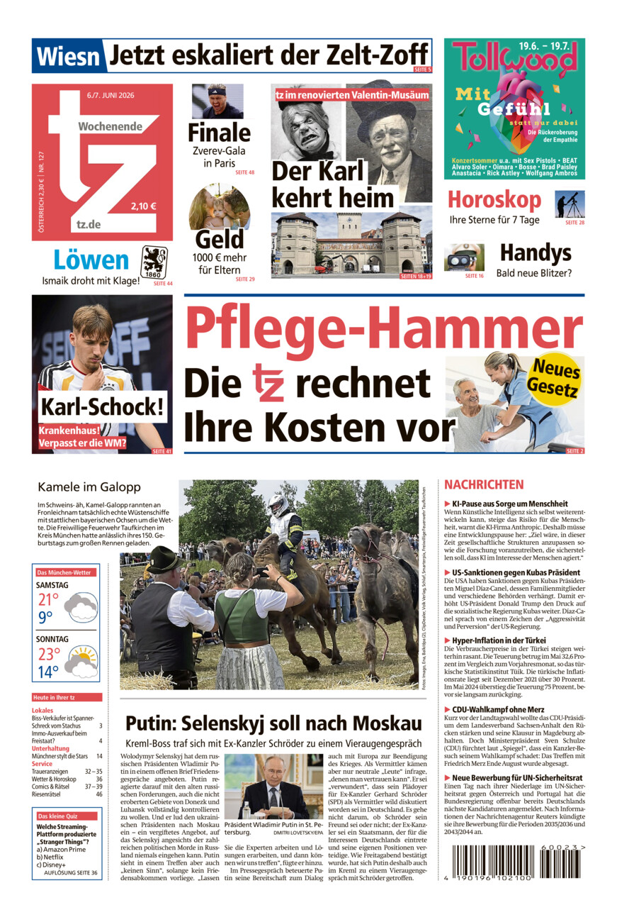 tz vom Samstag, 06.06.2026