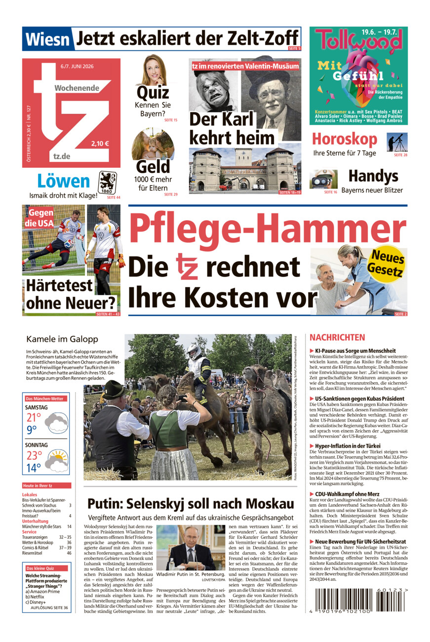 tz vom Samstag, 06.06.2026