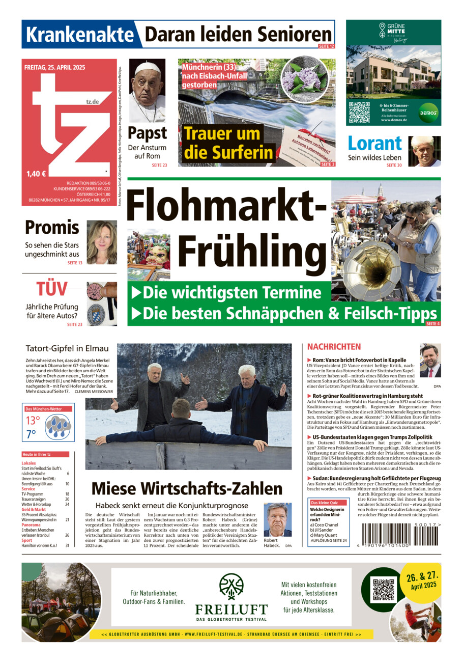 tz vom Freitag, 25.04.2025