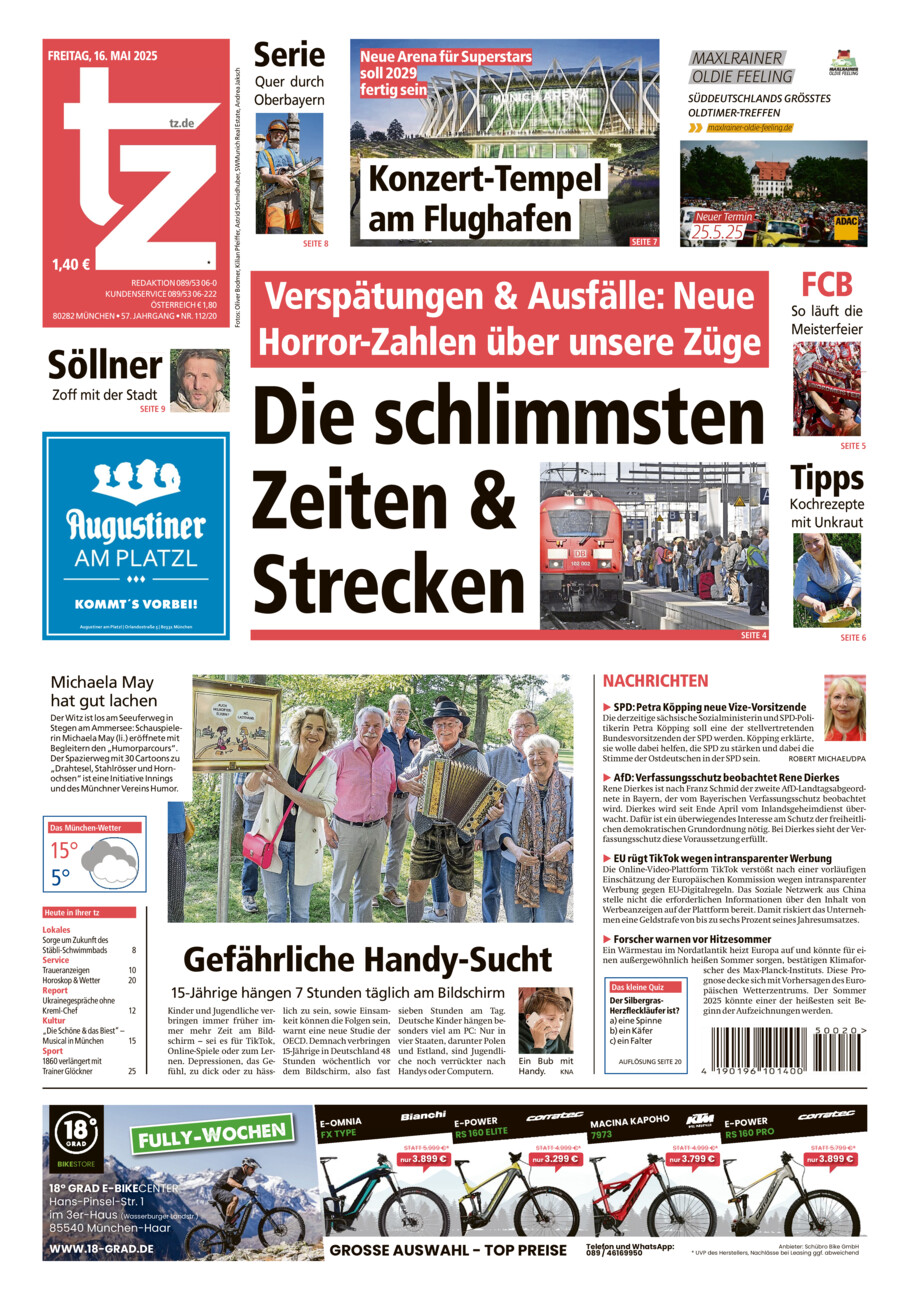 tz vom Freitag, 16.05.2025