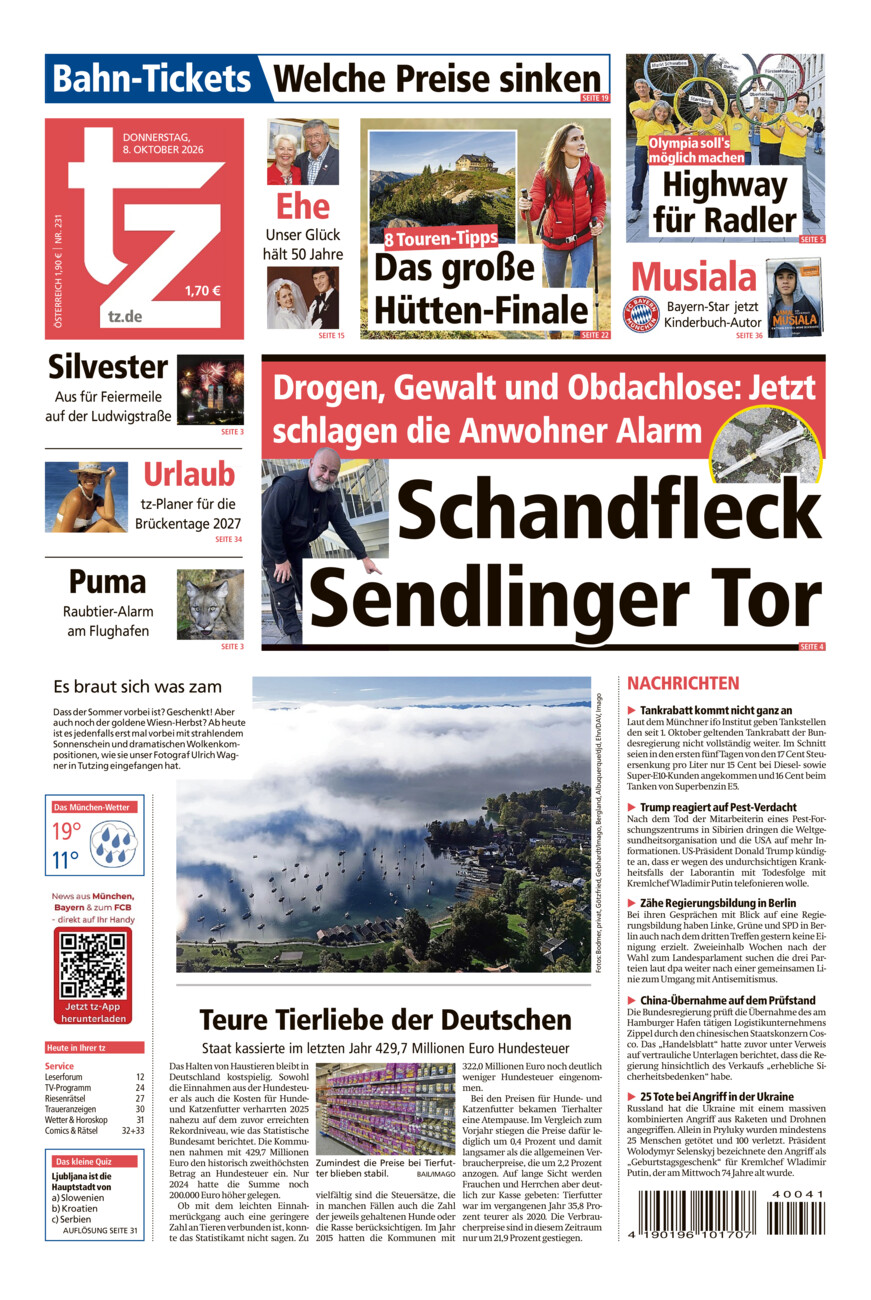tz vom Donnerstag, 08.10.2026
