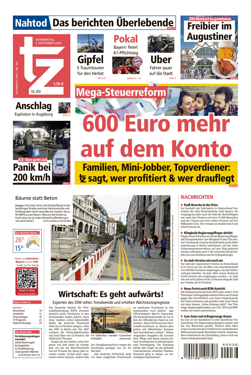 tz vom Donnerstag, 03.09.2026