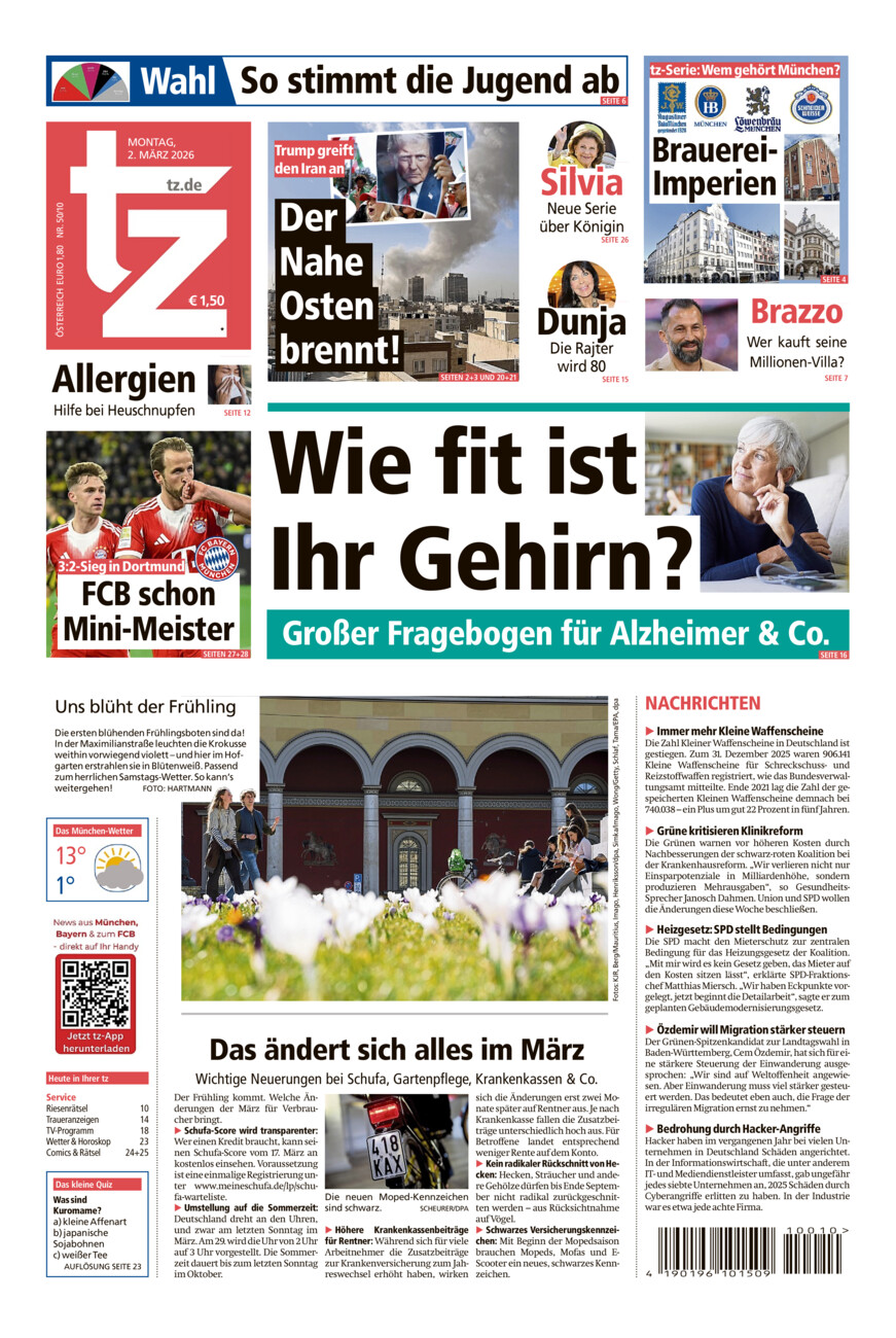 tz vom Montag, 02.03.2026