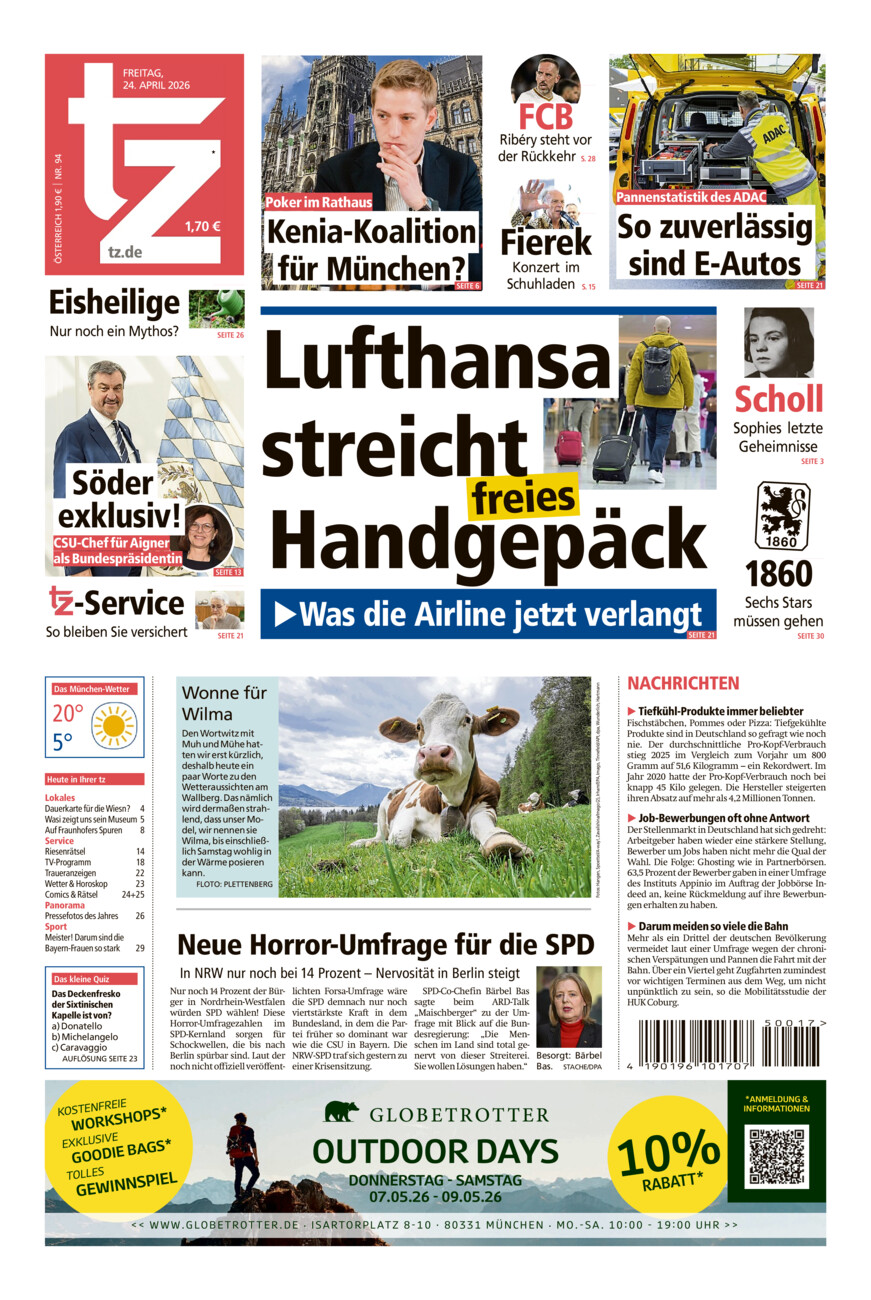 tz vom Freitag, 24.04.2026