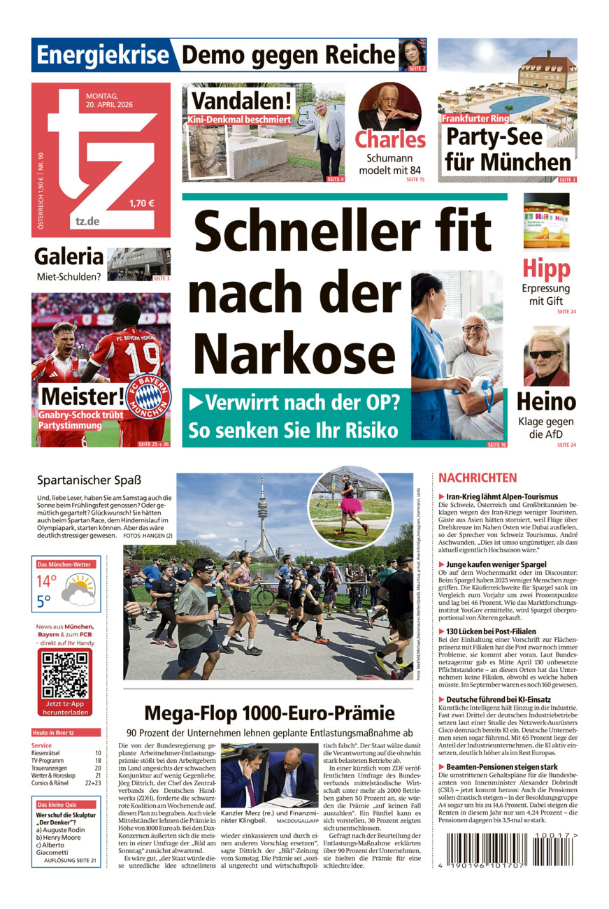tz vom Montag, 20.04.2026