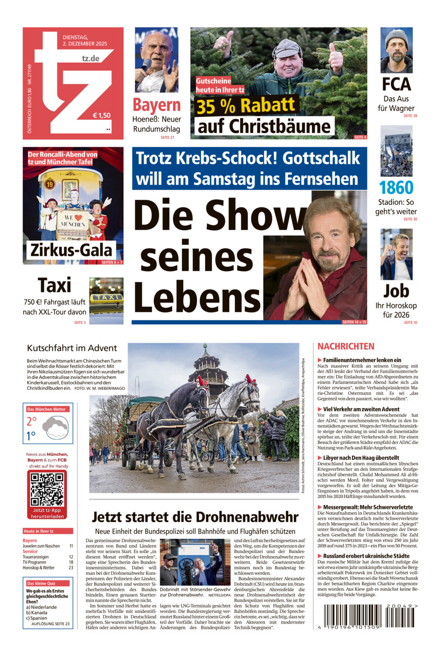 tz vom Dienstag, 02.12.2025