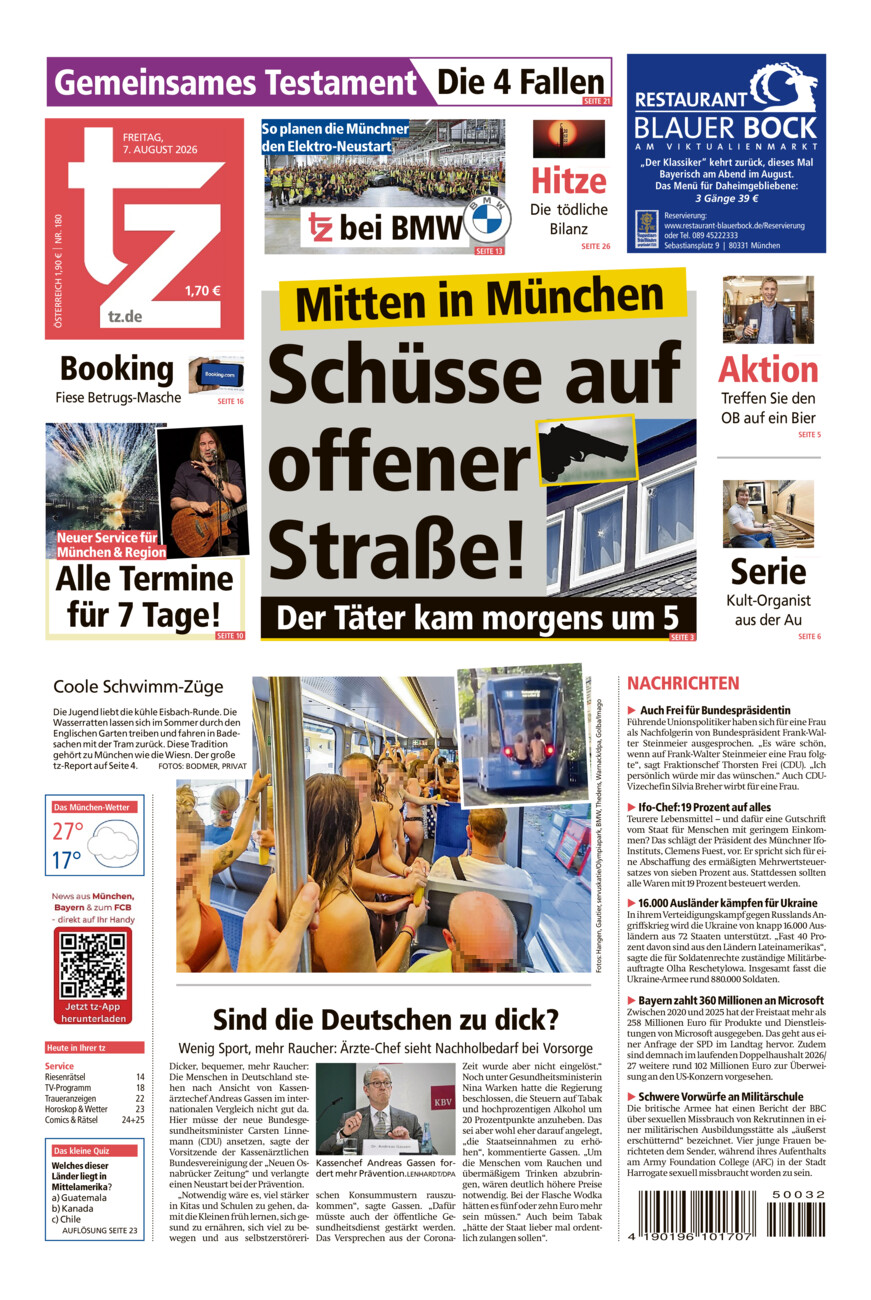 tz vom Freitag, 07.08.2026