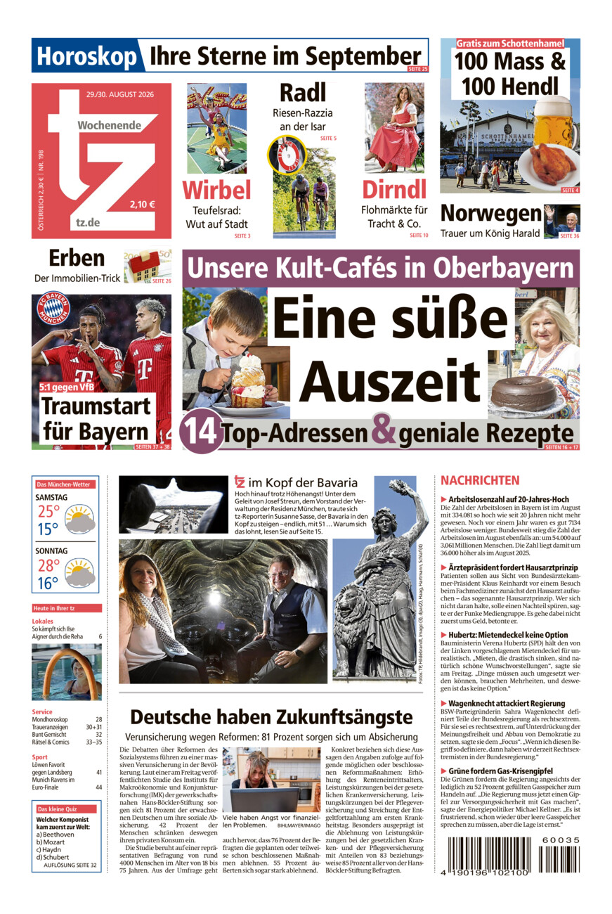 tz vom Samstag, 29.08.2026