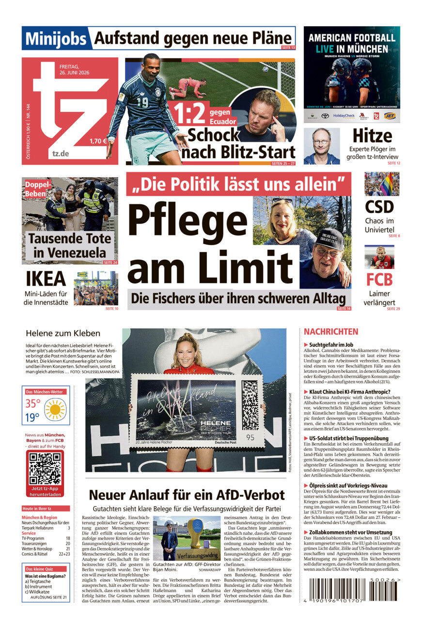tz vom Freitag, 26.06.2026