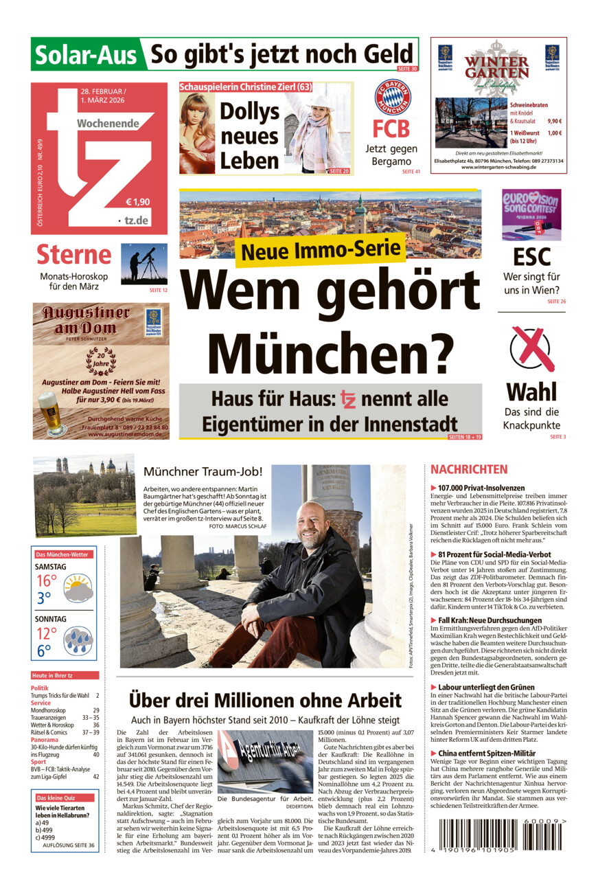 tz vom Samstag, 28.02.2026
