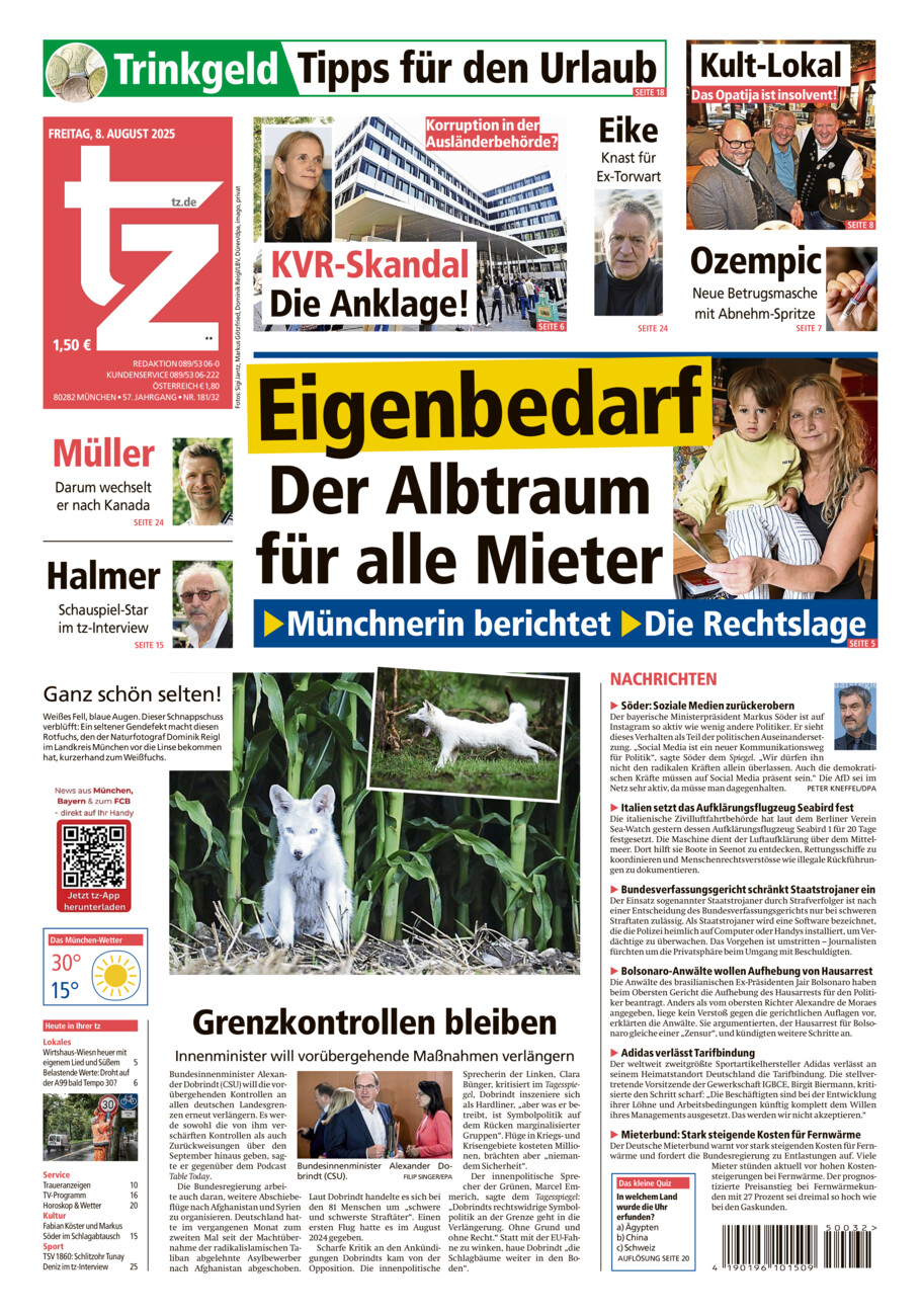 tz vom Freitag, 08.08.2025