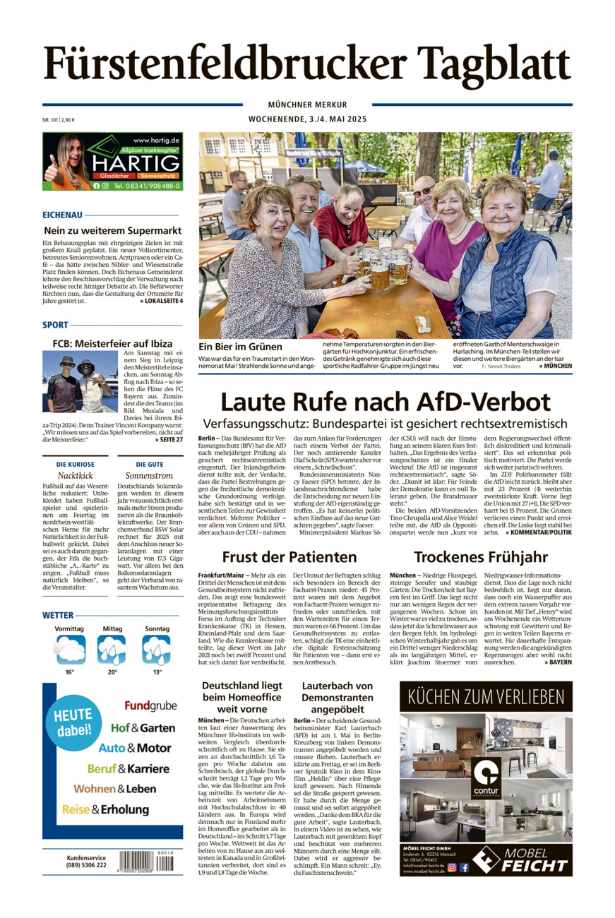 Fürstenfeldbrucker Tagblatt vom Samstag, 03.05.2025