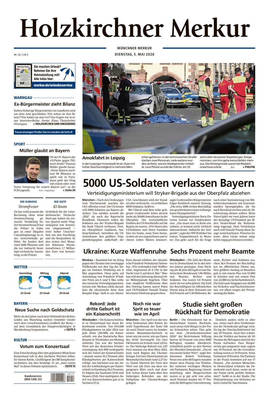 Holzkirchner Merkur vom Dienstag, 05.05.2026