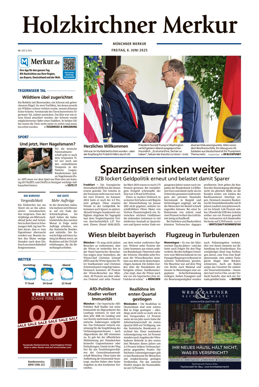 Holzkirchner Merkur vom Freitag, 06.06.2025