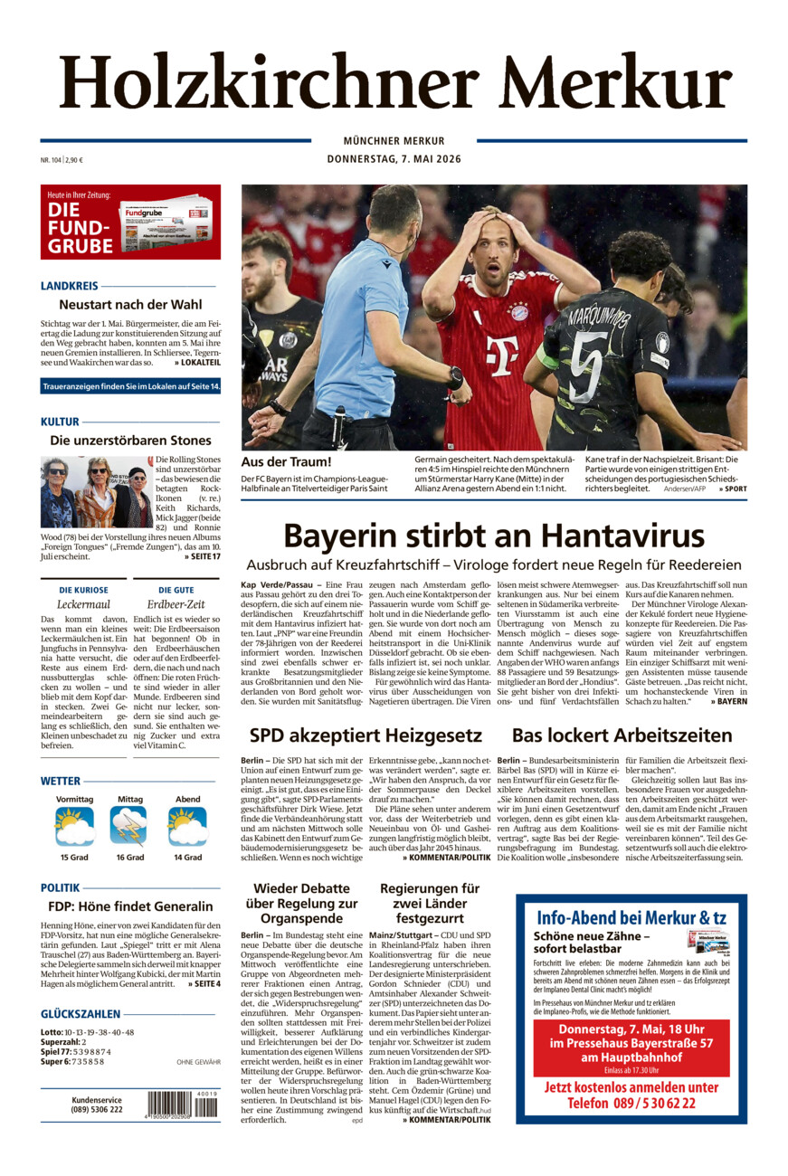 Holzkirchner Merkur vom Donnerstag, 07.05.2026