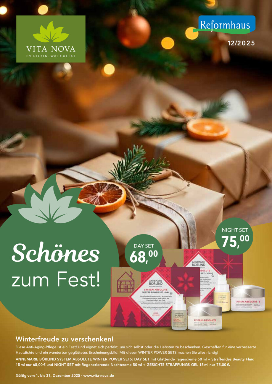 Reformhaus Sander vom Dienstag, 25.11.2025