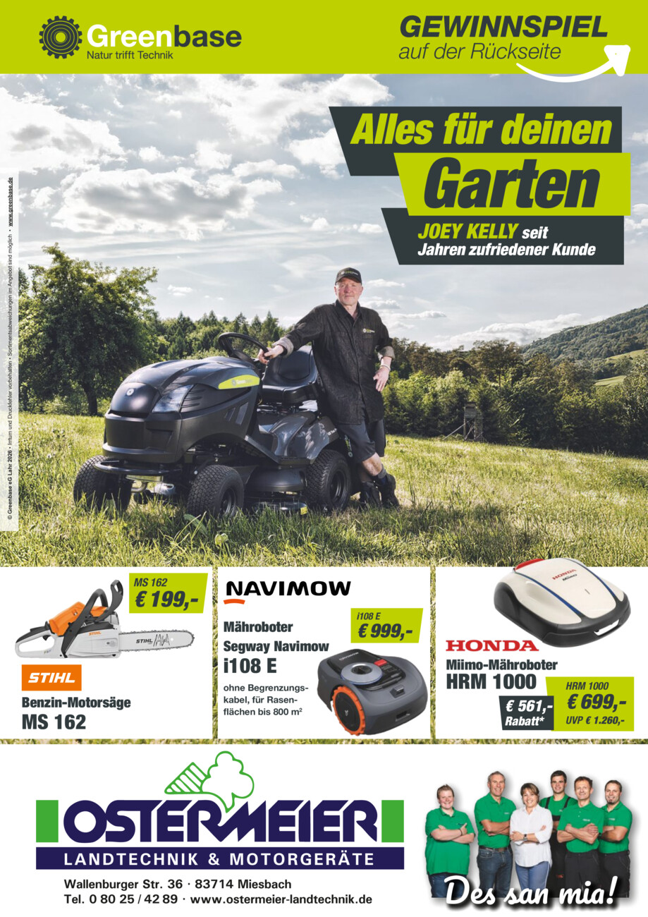 OSTERMEIER Landtechnik vom Samstag, 25.04.2026