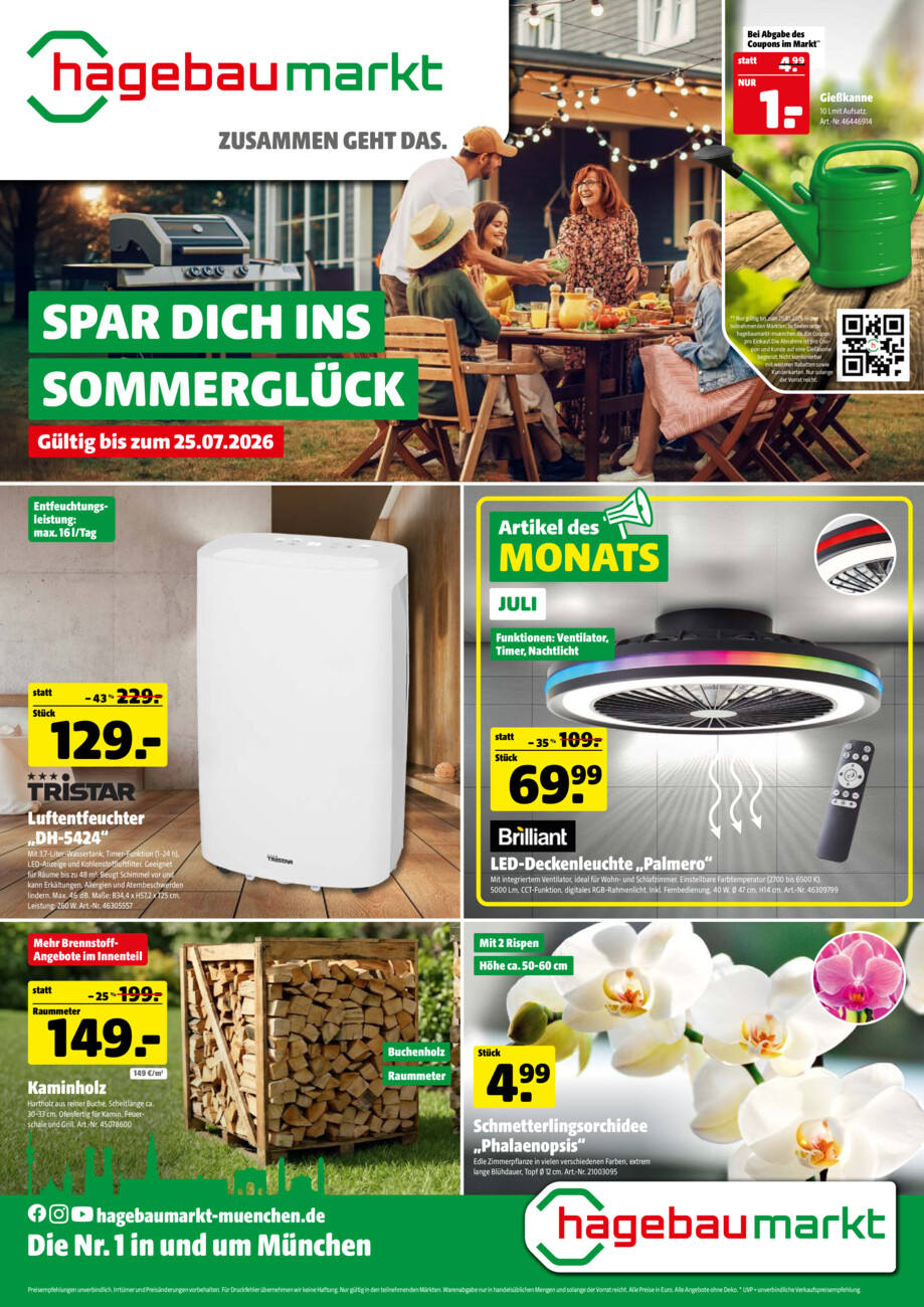 MBS Baumarkt vom Samstag, 18.07.2026
