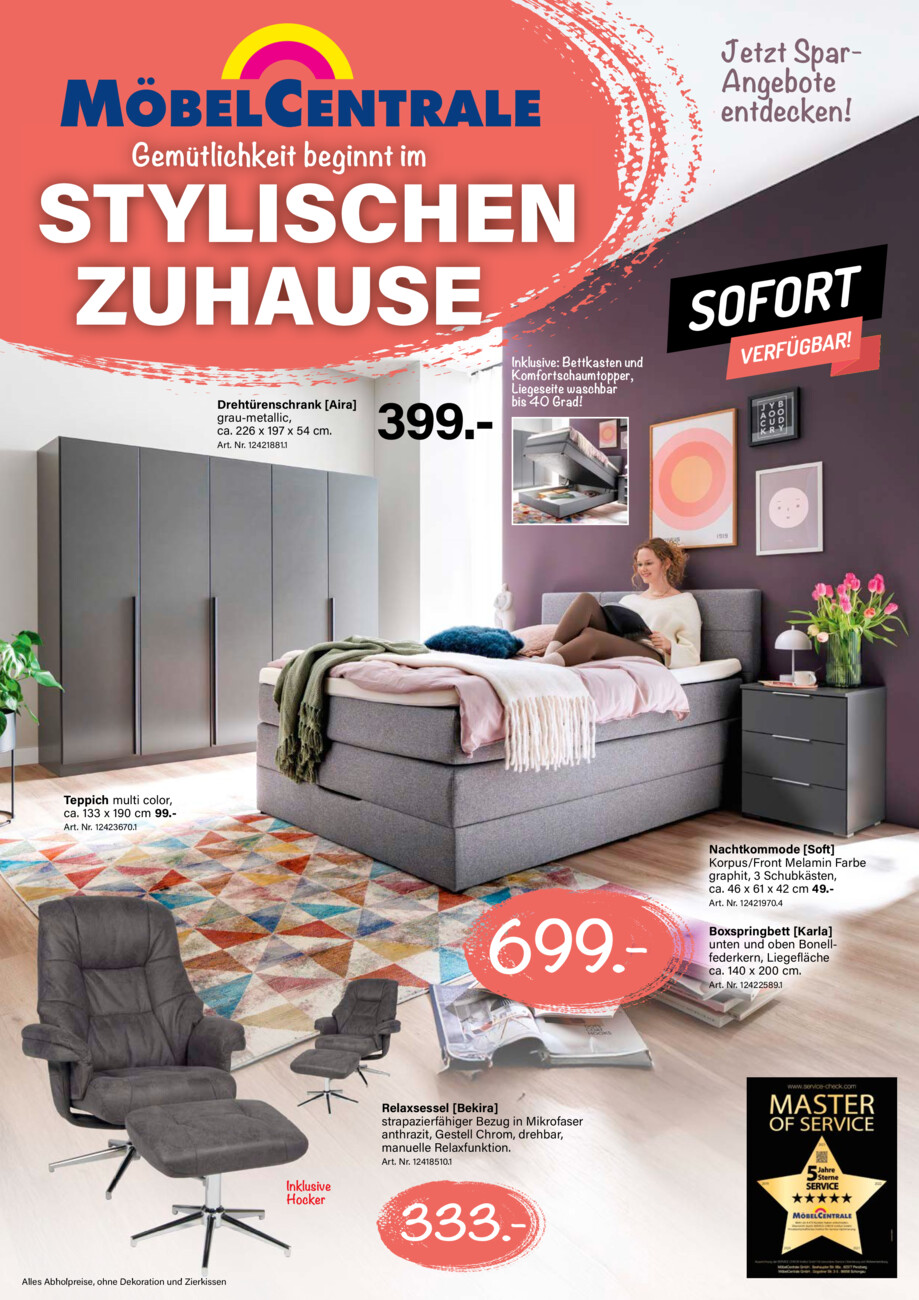 Möbelcentrale vom Freitag, 09.05.2025