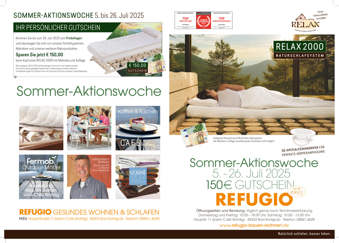 Refugio vom Freitag, 04.07.2025