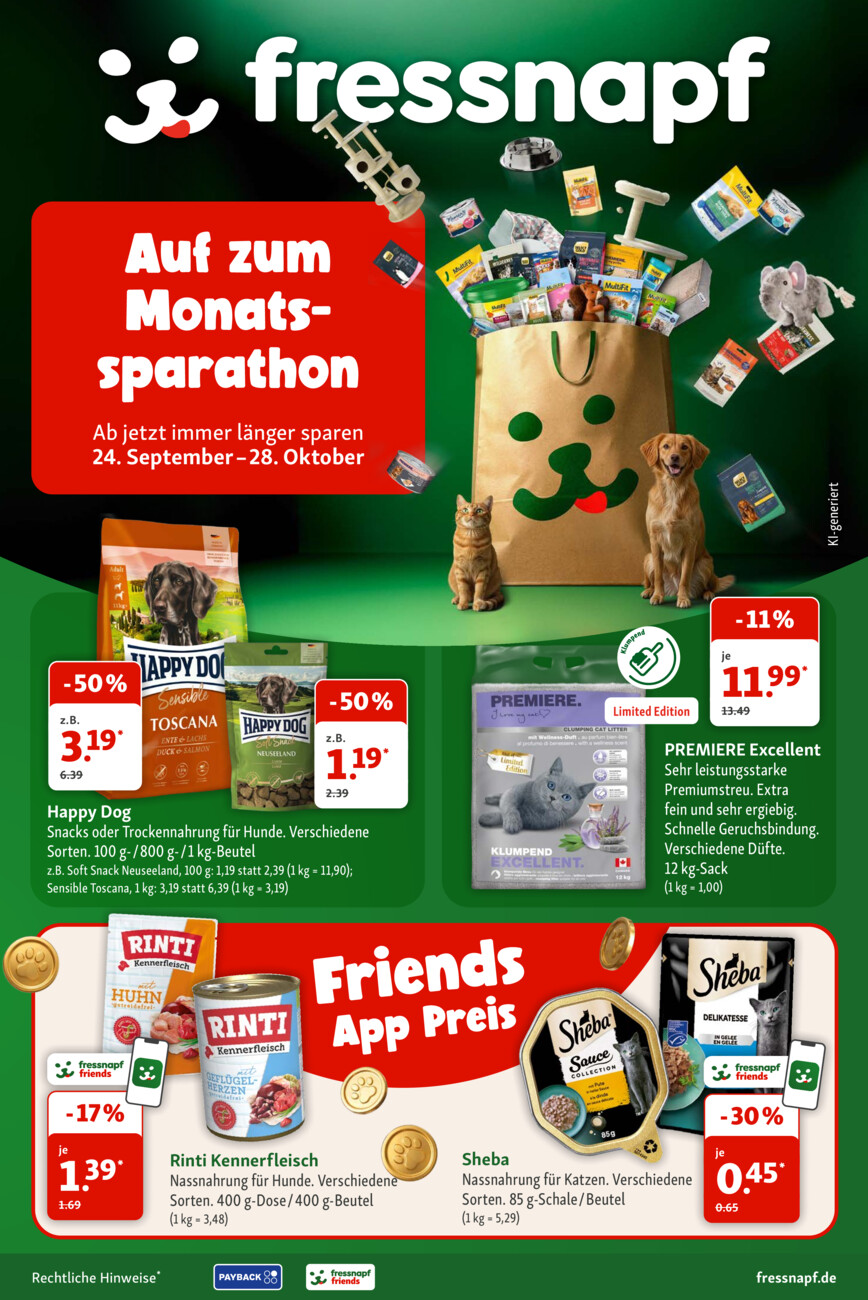 Fressnapf vom Freitag, 02.10.2026