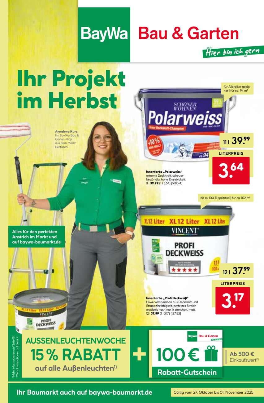 BayWa vom Montag, 27.10.2025
