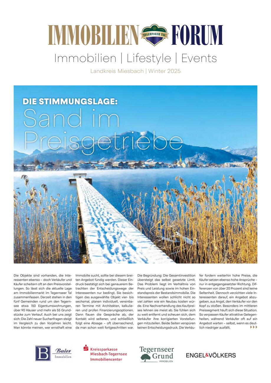 Tegernseer Grund Immobilien vom Montag, 03.11.2025