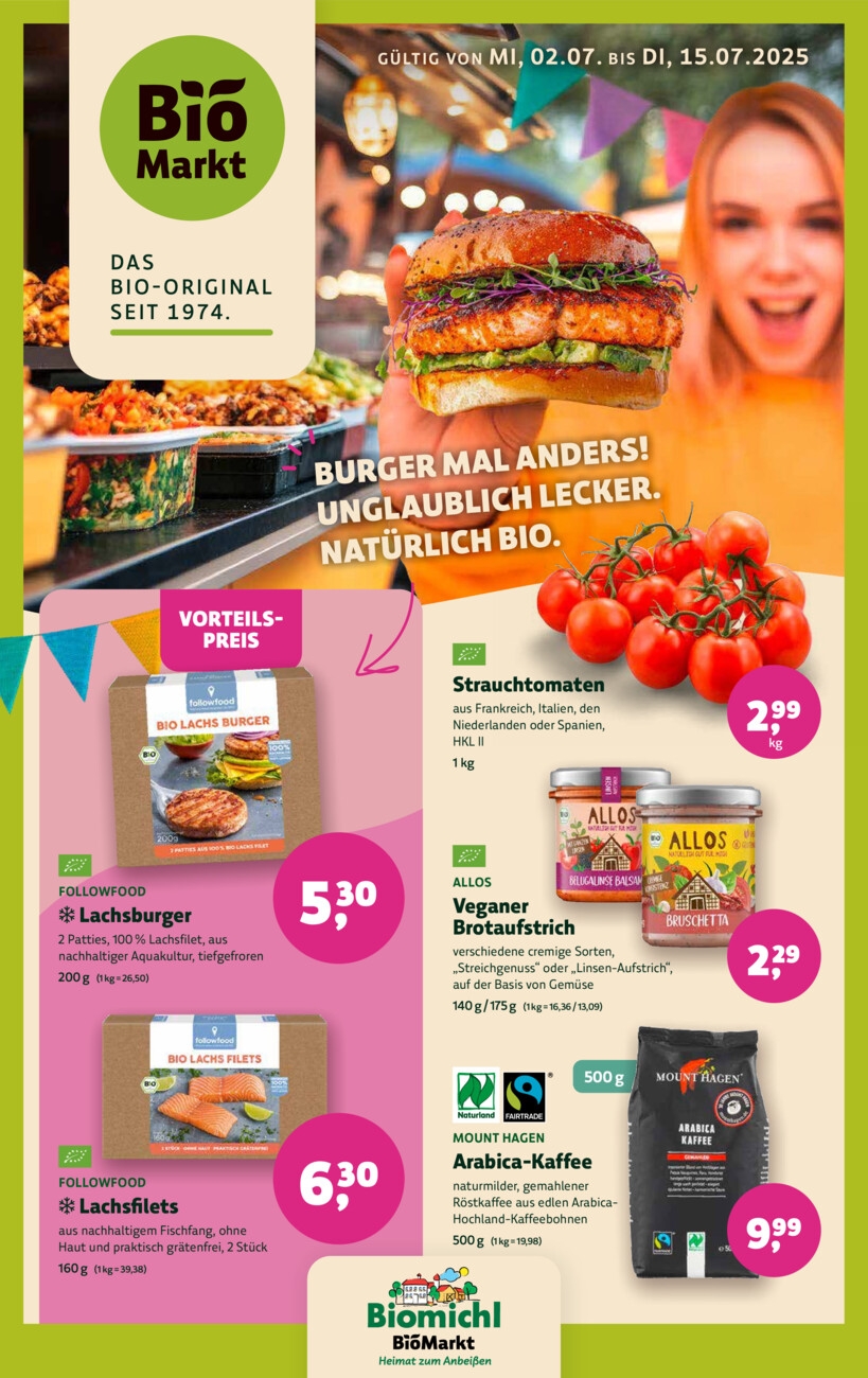 Biomichl vom Dienstag, 01.07.2025